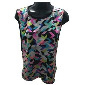 Trina Turk Recreation Kaleidoscope Muscle Tank Sm